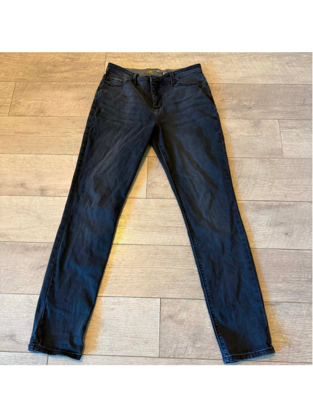 Women's Lee Black Mid-Rise Skinny Jeans Size 12 Medium